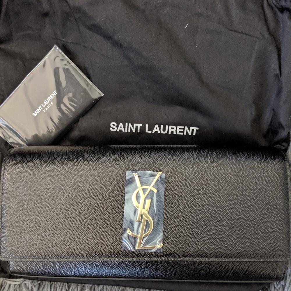YSL Cassandre black clutch - Picture 6 of 7